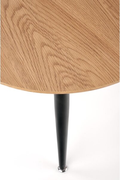 SADA 2x Konferenční stolek ZENYA 60/40 cm dub/černá