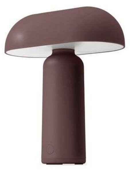 Stolní lampa Normann Copenhagen, Hnědá / Rezavá, Obývací pokoj, Plast