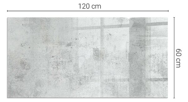 Obdélníkové sklo pod krbová kamna Betonová textura v syrovém stylu ppkprntp-00088279