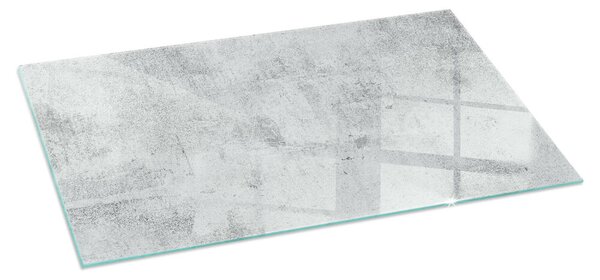 Obdélníkové sklo pod krbová kamna Betonová textura v syrovém stylu ppkprntp-00088279