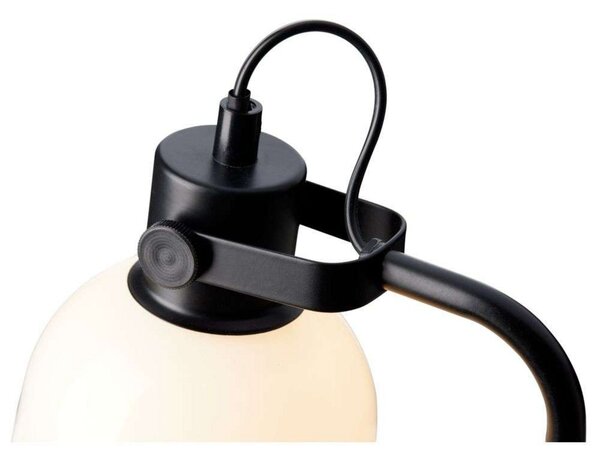 Stolní lampa Halo Design, Černá, Obývací pokoj, Kov