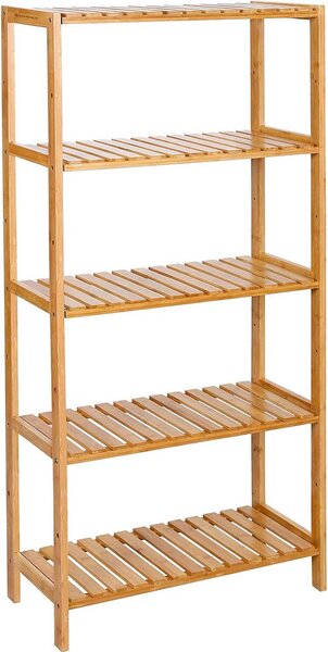 REGÁL DO KOUPELNY, bambus, přírodní barvy - Koupelnové regály, Online Only