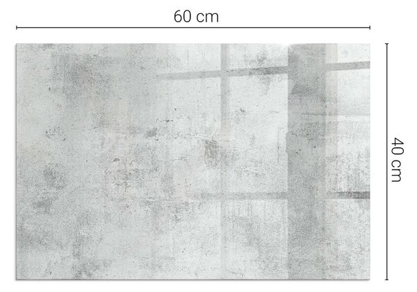 Obdélníkové sklo pod krbová kamna Betonová textura v syrovém stylu ppkprntp-00088279