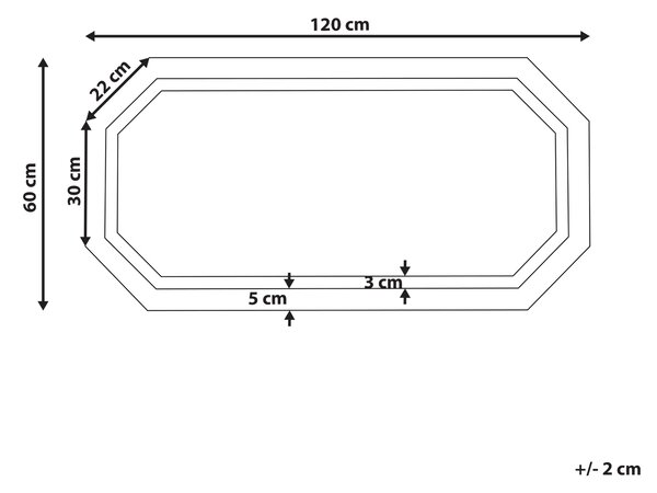 LED koupelnové zrcadlo LOCMARIAQUER 120 cm 60 cm Stříbrná