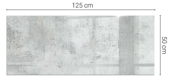 Obdélníkové sklo pod krbová kamna Betonová textura v syrovém stylu ppkprntp-00088279