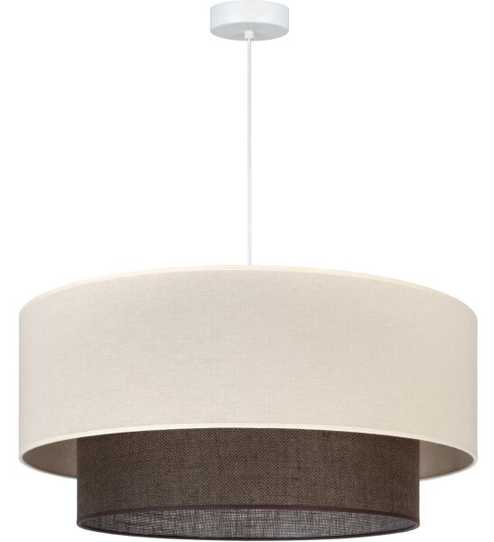 Brilagi - LED Lustr na lanku BOHO STYLE 3xE27/15W/230V pr. 60 cm krémová/hnědá