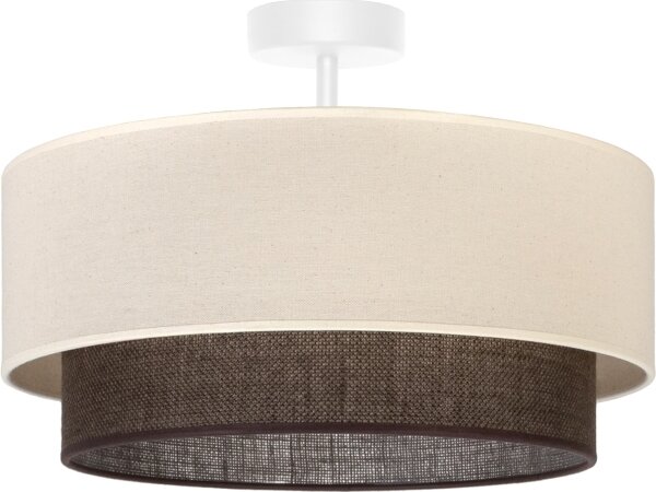 Brilagi - LED Přisazený lustr BOHO STYLE 1xE27/15W/230V pr. 40 cm krémová/hnědá