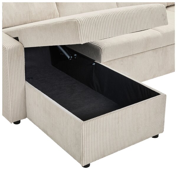 SEDACÍ SOUPRAVA, textil, přírodní barvy Carryhome - Sedací soupravy
