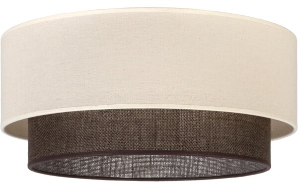 Brilagi - LED Stropní svítidlo BOHO STYLE 1xE27/15W/230V pr. 40 cm krémová/hnědá