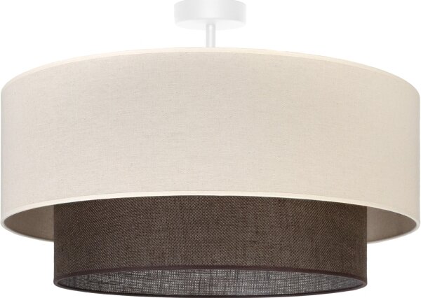 Brilagi - LED Přisazený lustr BOHO STYLE 3xE27/15W/230V pr. 60 cm krémová/hnědá