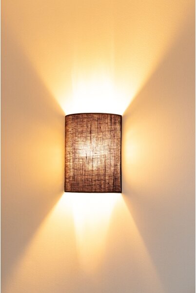 Brilagi - LED Nástěnné svítidlo BOHO STYLE 1xE27/15W/230V hnědá