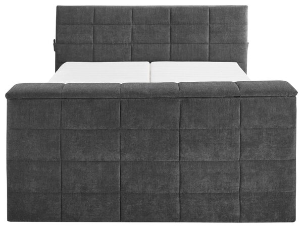 POSTEL BOXSPRING, 180/200 cm, antracitová Carryhome - Manželské postele, Online Only