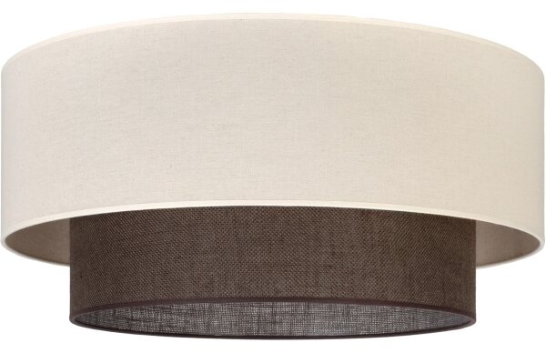 Brilagi - LED Stropní svítidlo BOHO STYLE 3xE27/15W/230V pr. 60 cm krémová/hnědá