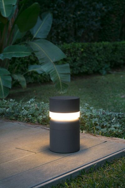 SETE LED sloupková lampa, tmavě šedá - FARO
