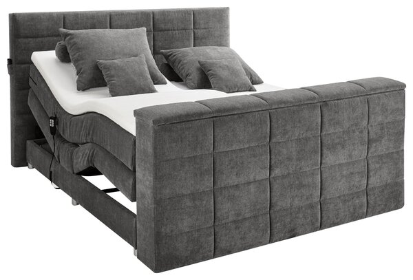 POSTEL BOXSPRING, 180/200 cm, tmavě šedá Carryhome - Manželské postele, Online Only
