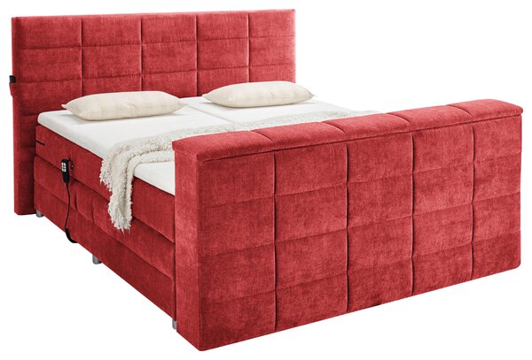 POSTEL BOXSPRING, 180/200 cm, červená Carryhome - Manželské postele, Online Only
