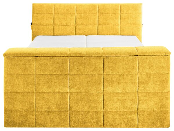 POSTEL BOXSPRING, 180/200 cm, žlutá Carryhome - Manželské postele, Online Only