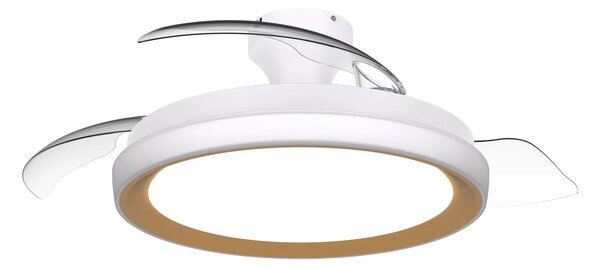 Bliss DC stropní ventilátor a svítidlo 28W+35W zlatý