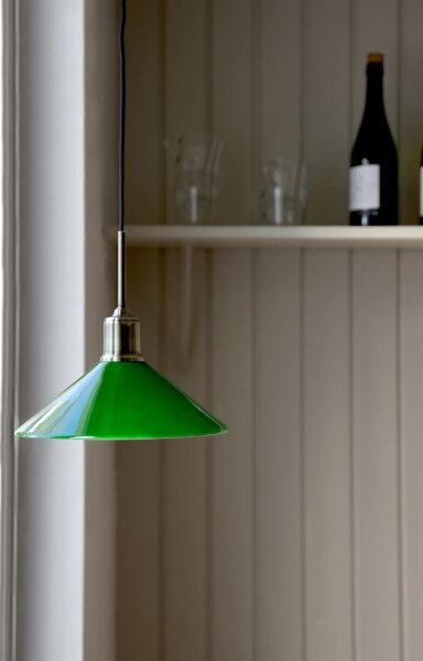 Markslöjd 108868 - Lustr na lanku VELA 1xE27/40W/230V mosaz/zelená