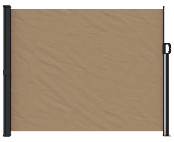 Zatahovací boční markýza taupe 160 x 300 cm