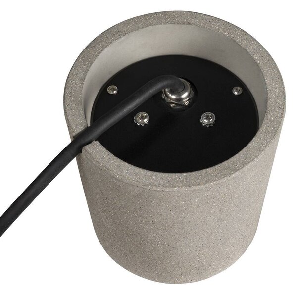 LA 1006408 CONCRETO FL stojací lampa, kulatá GU10 šedá 10 W - BIG WHITE (SLV)
