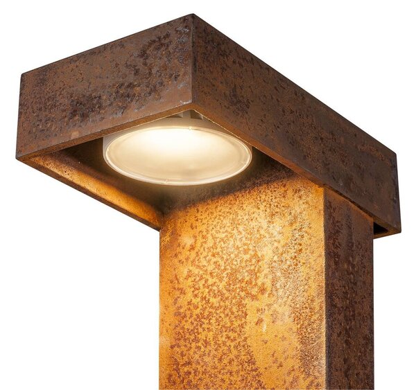 LA 1006347 RUSTY® PATHLIGHT 70 LED venkovní stojací svítidlo, rezavě zbarvené, IP55, 3000K - BIG WHITE (SLV)