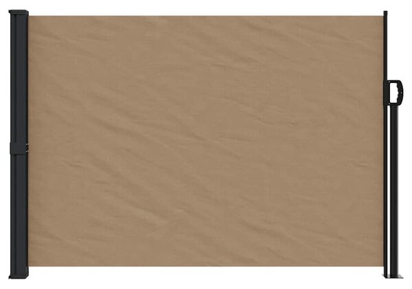 Zatahovací boční markýza taupe 140 x 300 cm