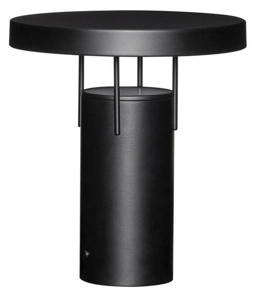 Hübsch HÜBSCH LED stolní lampa BringMe, matná černá, výška 28 cm, stmívatelný, Černá, kov, Moderní
