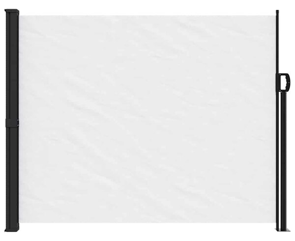 Zatahovací boční markýza bílá 160 x 500 cm