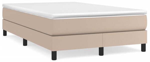 Box spring postel s matrací cappuccino 120x190 cm umělá kůže 3269676