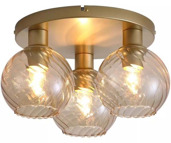 Searchlight 44521CP Stropní lustr RADIANCE CHAMPAGNE optické sklo