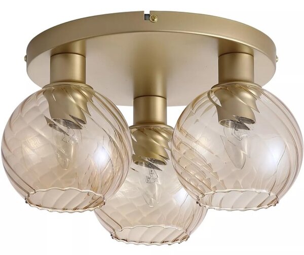 Searchlight 44521CP Stropní lustr RADIANCE CHAMPAGNE optické sklo