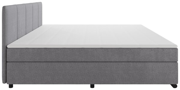 POSTEL BOXSPRING, 240/200 cm, světle šedá MID.YOU - Manželské postele, Online Only