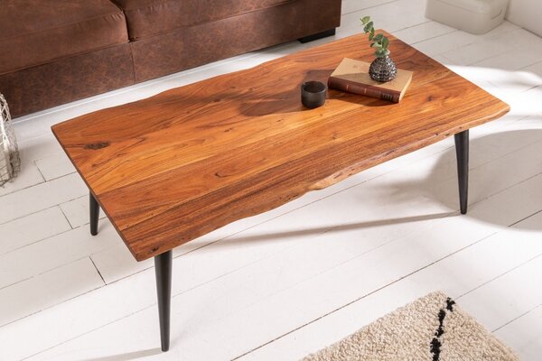 Designový konferenční stolek Lorelei 110 cm akácie