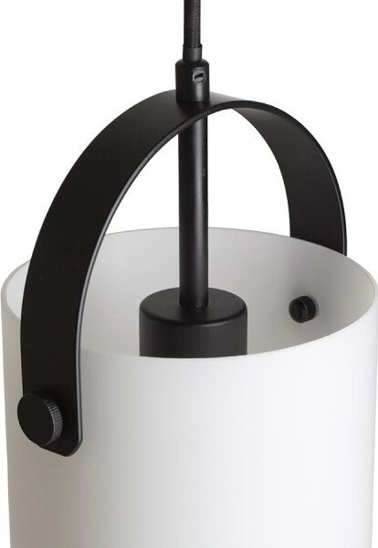 JULIETTA 16 závěsná opálové sklo/černá 230V E27 20W - RED - DESIGN RENDL