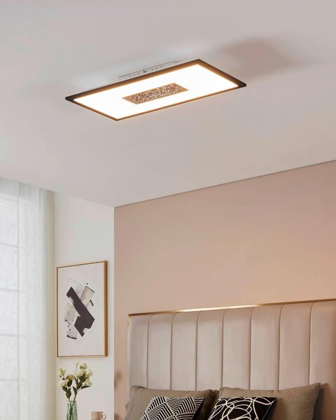 STROPNÍ LED SVÍTIDLO, 59,5/29,5/5 cm Eglo - Online Only svítidla, Online Only