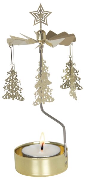 Pluto Rotující svícen Andělské zvonění - Christmas Tree PL122
