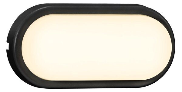 NOR 2019181003 Cuba Outdoor Energy Oval venkovní nástěnné svítidlo černá - NORDLUX