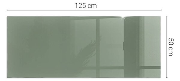 Obdélníková skleněná podložka pod kamna Olivová barva ppkprntp-cc737f6b