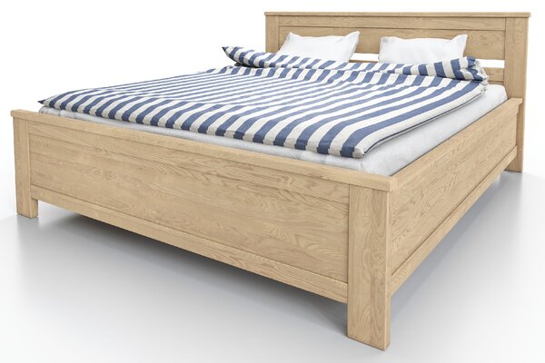 Vlastní výroba Jasanová postel Laura s úložným prostorem