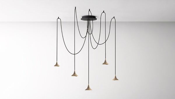Artemide stolní LED lampa Unterlinden 9 W 2700K stmívatelná hliník