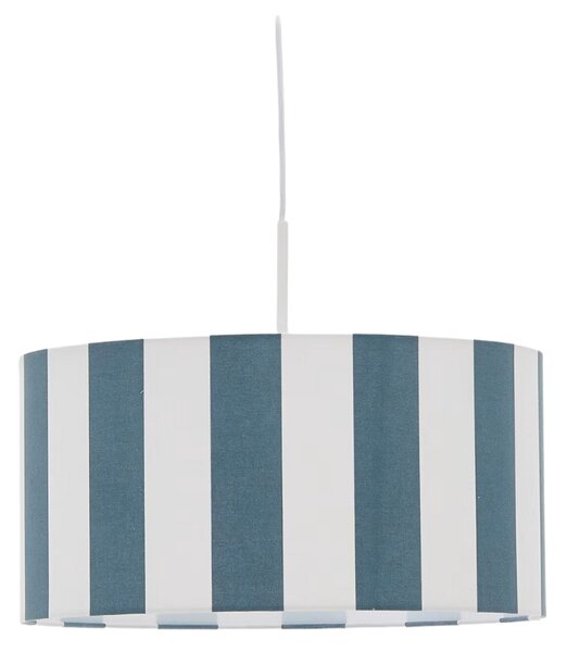 Modré pruhované stínidlo Kave Home Ciral 40 cm