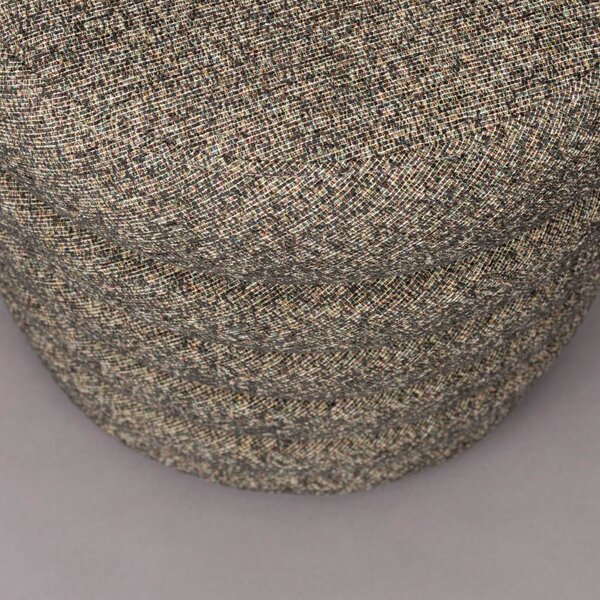 Hnědošedá bouclé stolička DUTCHBONE FERN 37 cm