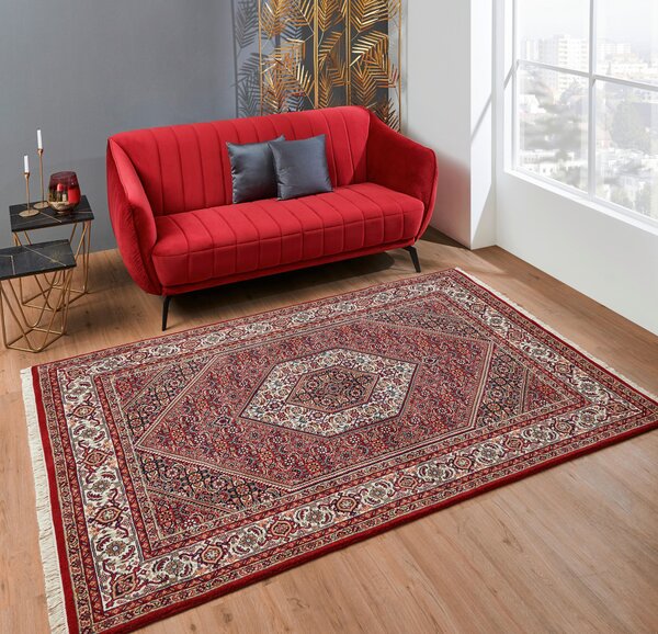 ORIENTÁLNÍ KOBEREC, 120/180 cm krémová, červená Cazaris - Orientální koberce