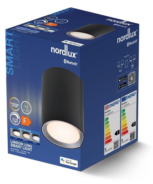 NOR 2110850103 Landon Smart Long stropní svítidlo černá - NORDLUX