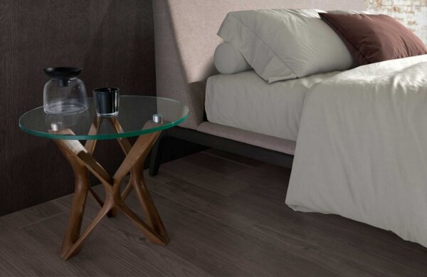 -25 % Dny MOMENTI– Skleněný odkládací stolek Angel Cerdá No. 2127, 50 cm