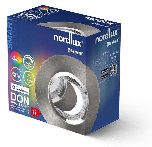 NOR 2110900155 Don Smart Color vestavné svítidlo broušený nikl - NORDLUX