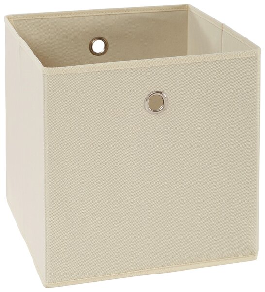 SKLÁDACÍ KRABICE, kov, textil, karton, 32/32/32 cm Carryhome - Boxy do regálů & krabice do regálů