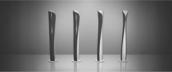 Artemide nástěnné svítidlo Cadmo Design Collection 20 W GU10 220-240 V černobílé