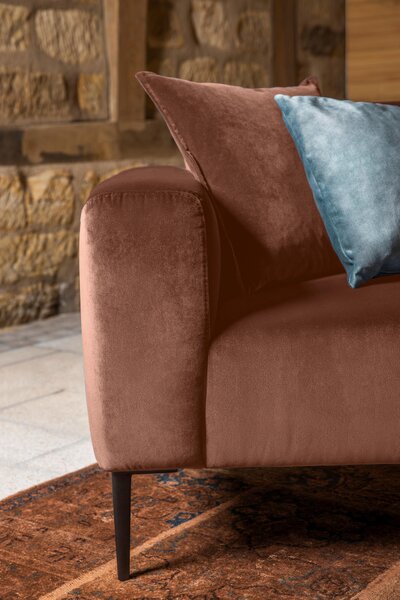 TŘÍMÍSTNÁ POHOVKA, textil, měděné barvy W.Schillig - Pohovky, Online Only